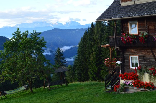 aankomsg in Karinthie